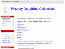 Tablet Screenshot of pillsburydoughboycollectibles.com